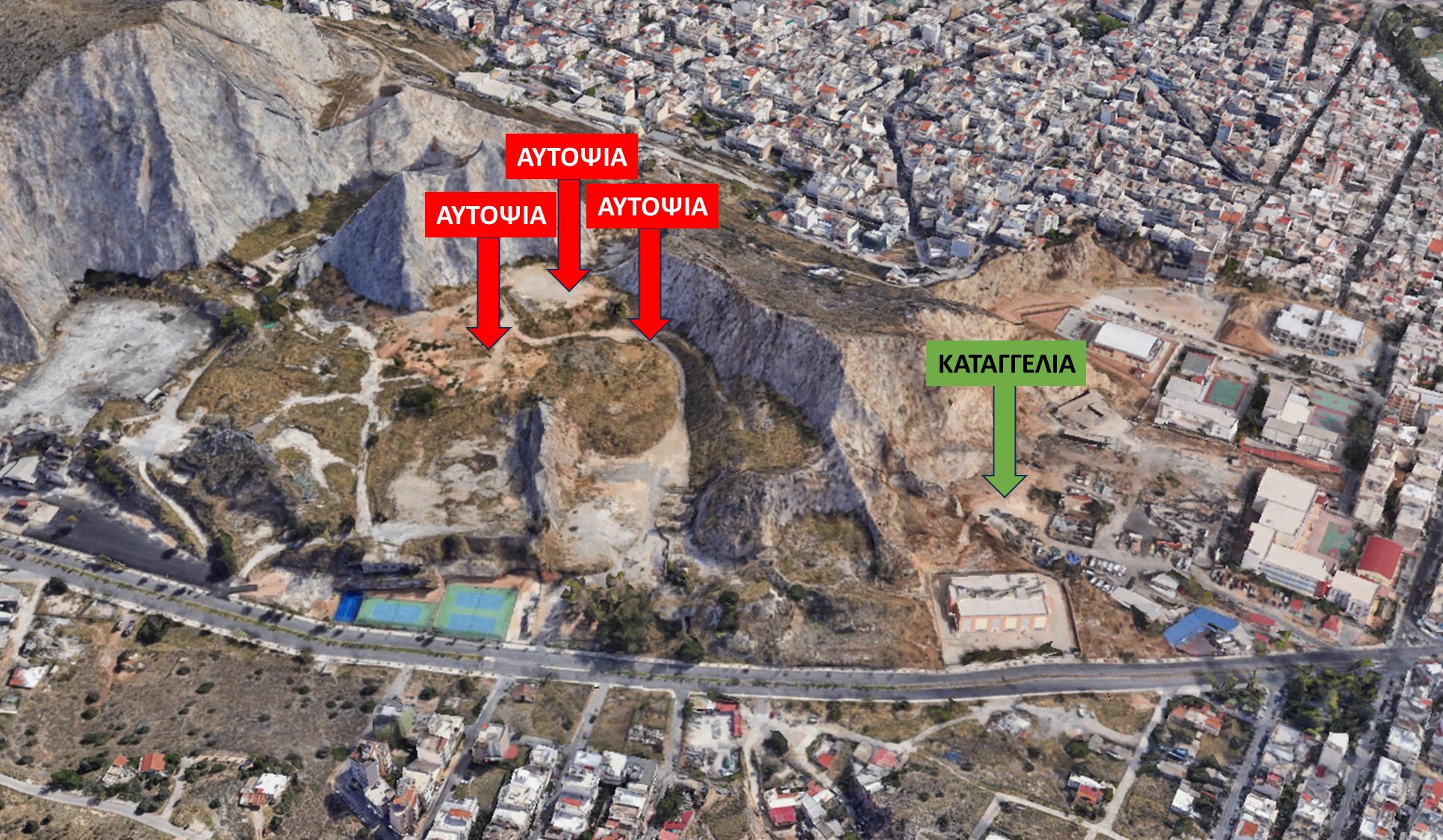 Χαρτογράφηση οδού Ποταμού 31 στον Κορυδαλλό και λάθος φωτογραφίες της Πυροσβεστικής