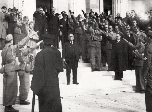 Ο Ιωάννης Μεταξάς ανακοινώνει τη Δικτατορία της 4ης Αυγούστου 1936