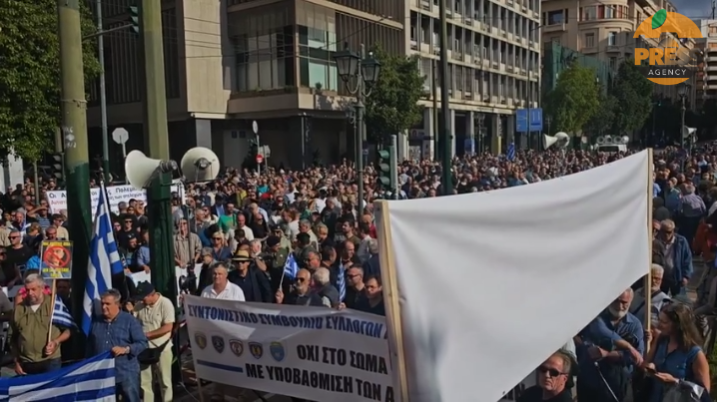 Πορεία στρατιωτικών στην Αθήνα ενάντια στο νομοσχέδιο Ατζέντα 2030