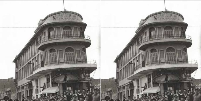 Θέατρο Καλιφόρνια Πειραιά εγκαταλελειμμένο με τσίγκους
