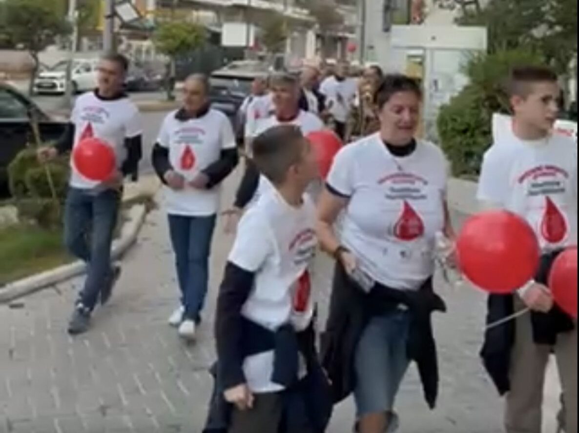 Πέραμα Λαμπαδηδρομία Εθελοντικής Αιμοδοσίας Φλόγα Αγάπης