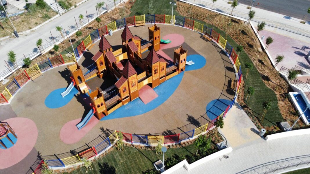 Νέα κατασκευή στο πάρκο Ανώνυμου Φυλακισμένου στον Κορυδαλλό