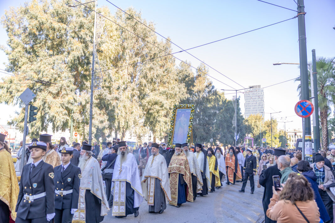 Λιτάνευση Αγίου Σπυρίδωνος στον Πειραιά