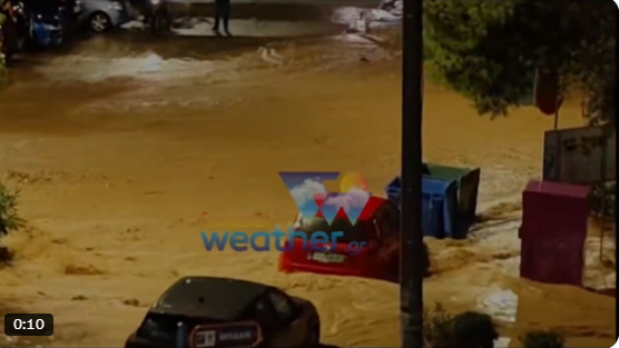 πλημμύρες Κερατσίνι νυχτερινά φαινόμενα