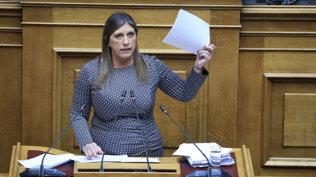 Ζωή Κωνσταντοπούλου στη Βουλή