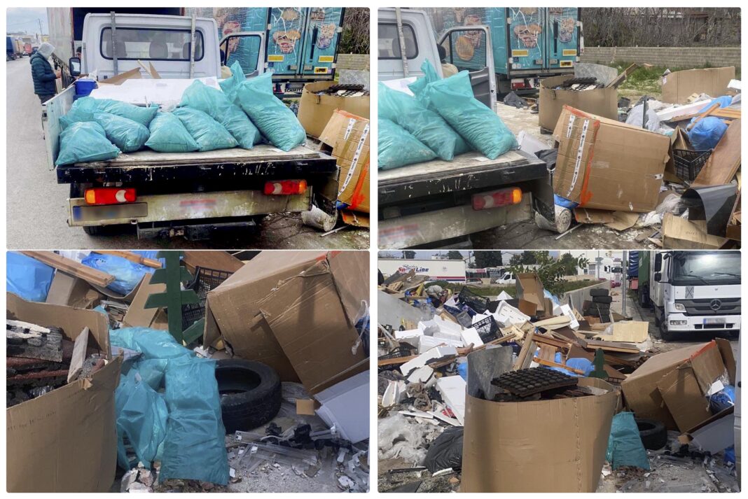 Τρεις συλλήψεις και πρόστιμα για παράνομη απόρριψη μπαζών σε δράση του Δήμου Νίκαιας-Ρέντη με την ΕΛ.ΑΣ. Στοχευμένοι έλεγχοι και πρόστιμα.