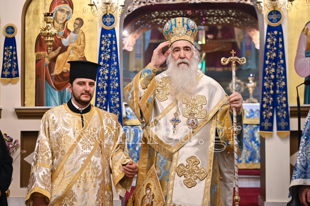 Χειροτονία Διακόνου στον Άνω Κορυδαλλό από τον Μητροπολίτη Νικαίας Αλέξιο