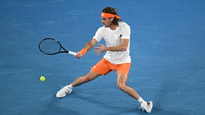 Ο Στέφανος Τσιτσιπάς στο ATP 500 Ρότερνταμ μετά τη νίκη επί του Ρίντερκνεχ