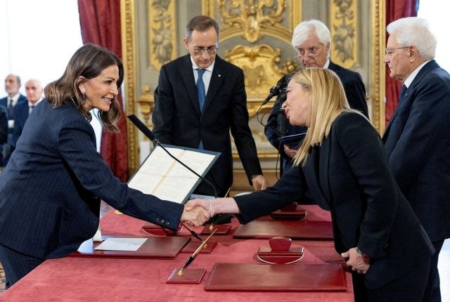 Ιταλία παραίτηση Σαντανκέ Μελόνι