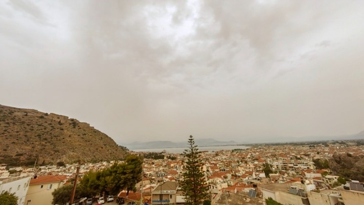 αφρικανική σκόνη λασποβροχή Ελλάδα