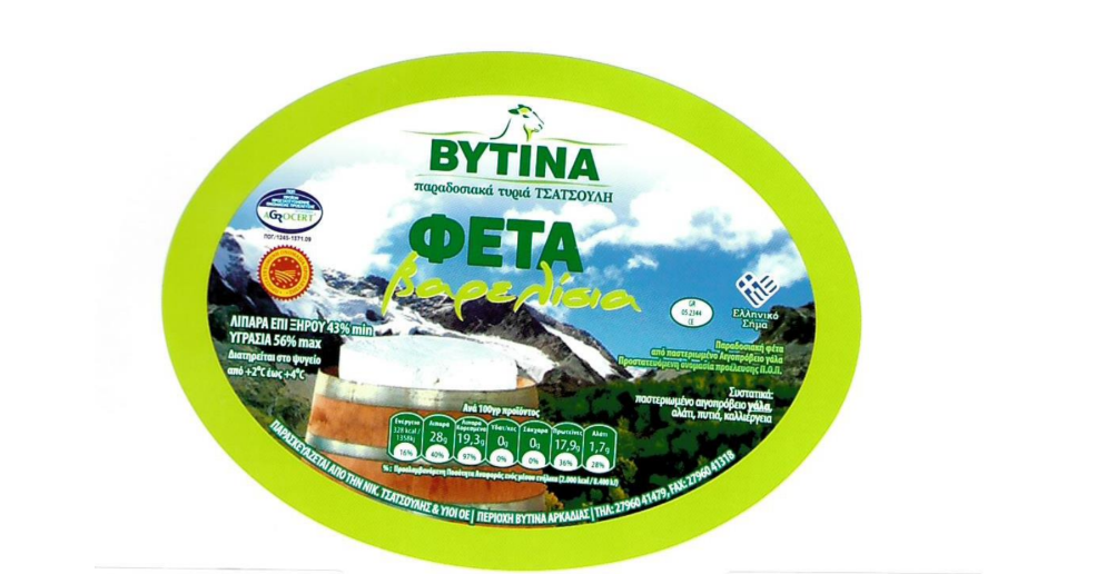 ΕΦΕΤ ανάκληση Φέτα Βυτίνας Listeria