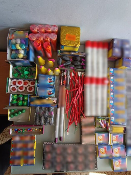 σύλληψη πυροτεχνήματα Κερατσίνι